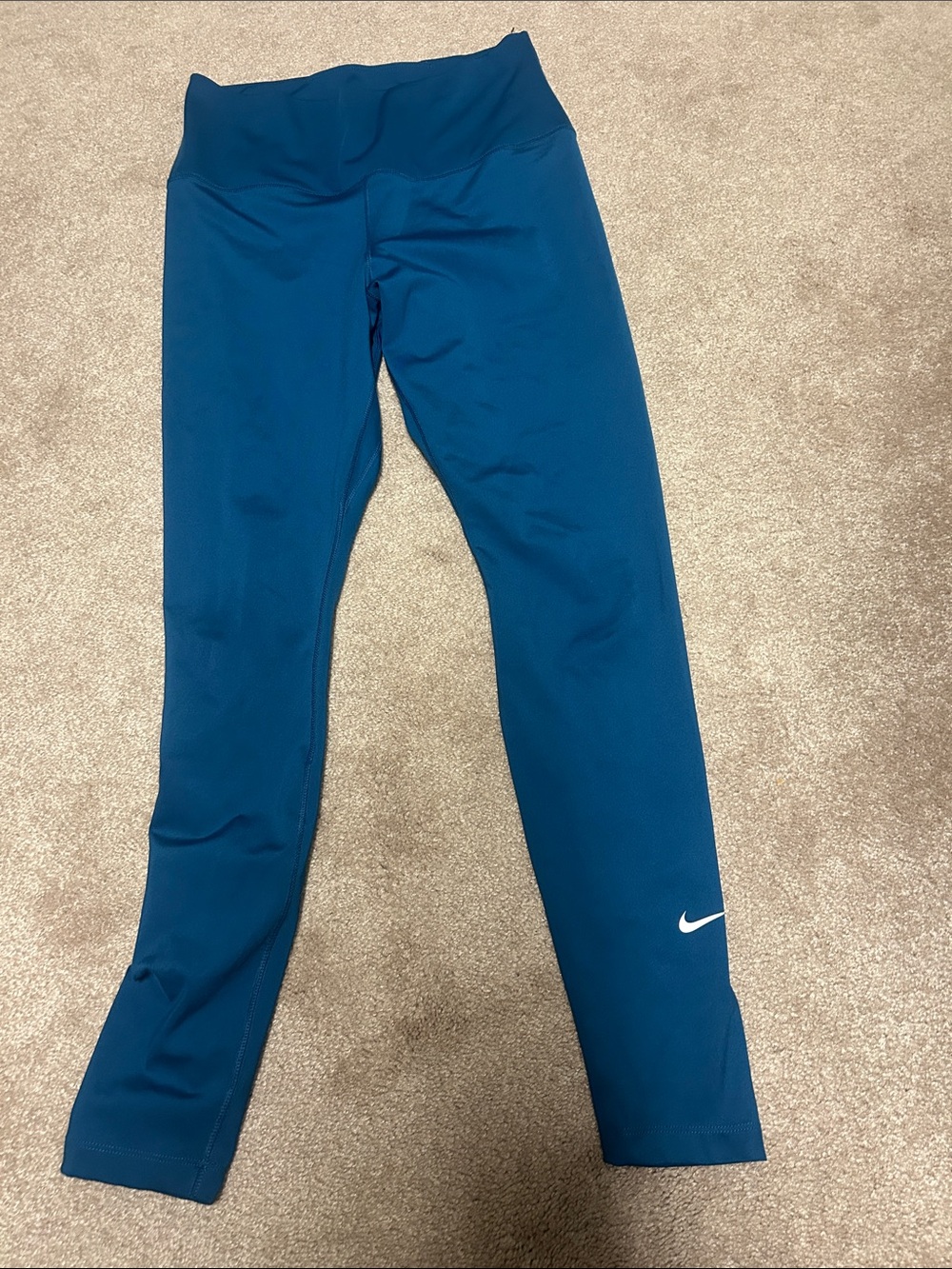 Nike women's Teal Blue Performance Leggings - Dri Fit